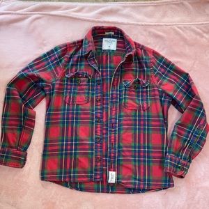 Abercrombie thick 100% cotton plaid